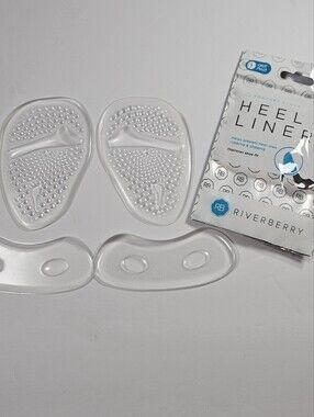 Clear Heel And Forefoot Liners - Gel Foot Cushions